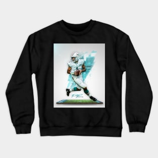 Tua Tagovailoa Miami Sports Art Crewneck Sweatshirt